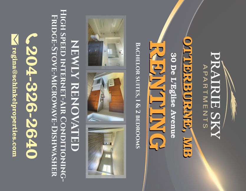 Prairie Sky Apartment for Rent